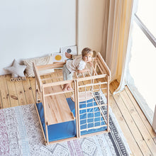 Load image into Gallery viewer, Wood and Hearts Eco-Friendly Natural Wooden Indoor Playground Toddler Jungle Gym