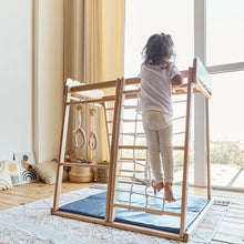 Load image into Gallery viewer, Wood and Hearts Eco-Friendly Natural Wooden Indoor Playground Toddler Jungle Gym