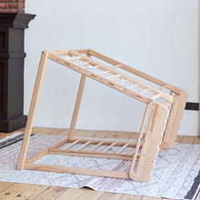 Load image into Gallery viewer, Wood and Hearts Eco-Friendly Natural Wooden Indoor Playground Toddler Jungle Gym