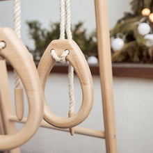Load image into Gallery viewer, Wood and Hearts Eco-Friendly Natural Wooden Indoor Playground Toddler Jungle Gym