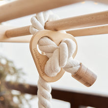 Load image into Gallery viewer, Wood and Hearts Eco-Friendly Natural Wooden Indoor Playground Toddler Jungle Gym