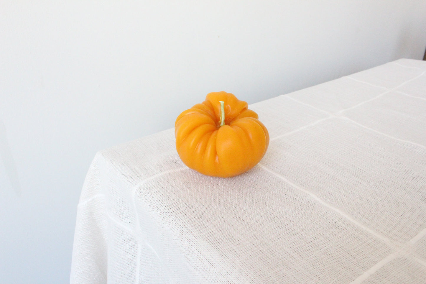 LARGE YELLOW HEIRLOOM TOMATO BEESWAX CANDLE