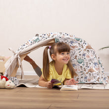 Load image into Gallery viewer, Wood and Hearts Eco-Friendly Wooden Large Montessori Climbing Arch with Cushion or Tent
