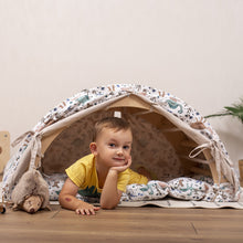 Load image into Gallery viewer, Wood and Hearts Eco-Friendly Wooden Large Montessori Climbing Arch with Cushion or Tent