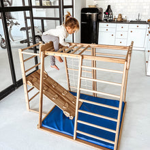 Load image into Gallery viewer, Wood and Hearts Eco-Friendly Natural Wooden Indoor Playground Toddler Jungle Gym