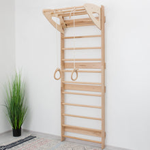 Load image into Gallery viewer, Wood and Hearts Eco-Friendly Wooden Kids' Swedish Wall