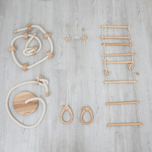 Load image into Gallery viewer, Wood and Hearts Eco-Friendly Wooden Kids' Swedish Wall