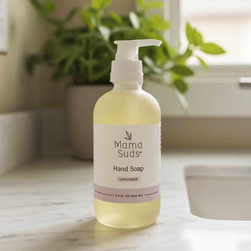 MamaSuds Hand Soap - Pure Castile Liquid Non-Toxic Eco-friendly Soap