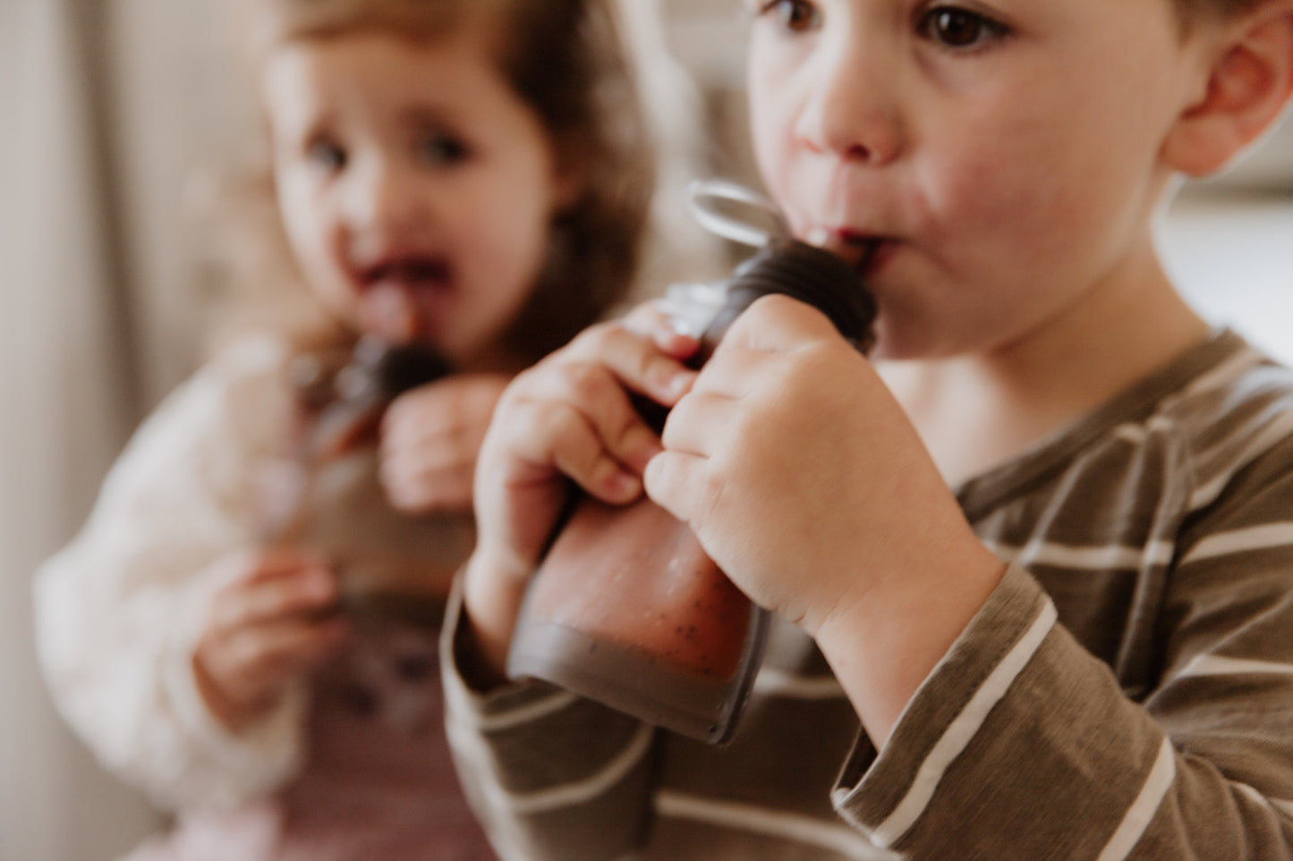 Haakaa Silicone Milk Storage Bag & Sippy Spout Combo