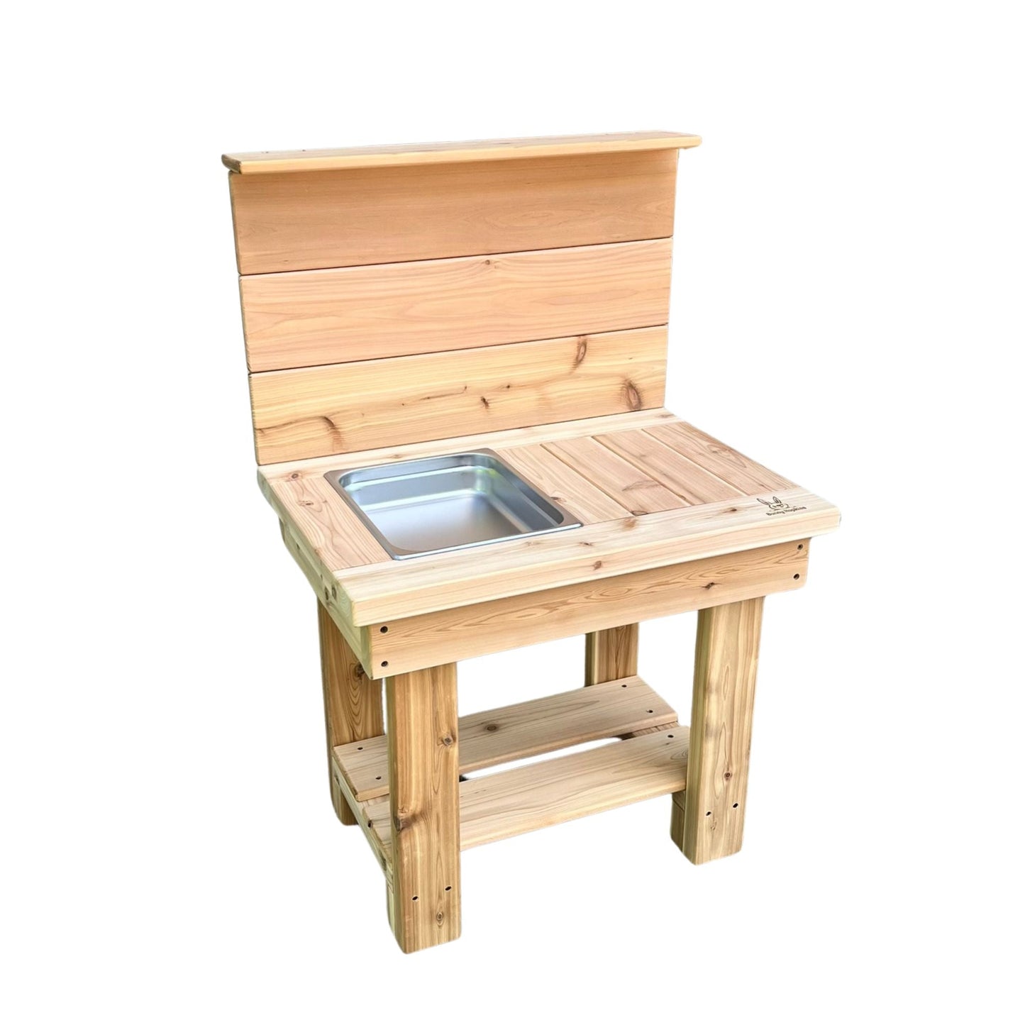 Bunny Hopkins® Mud Kitchen - Eco-Friendly Non-Toxic Outdoor Play Kitchen Made from American Cedar