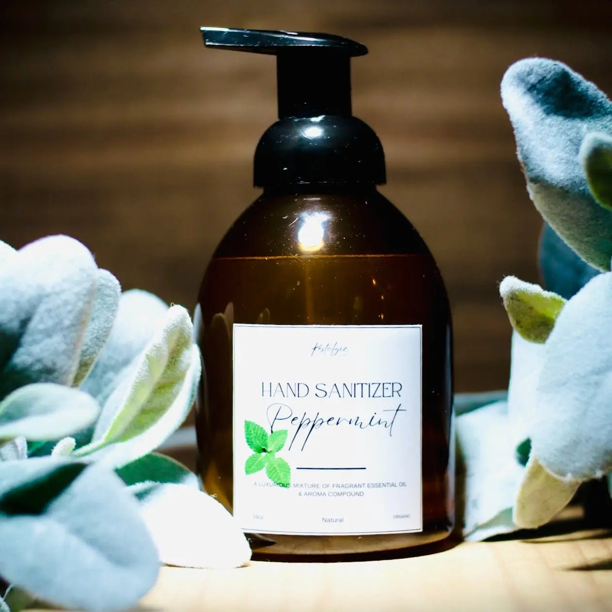 Restalgic Atelier Natural Organic Foaming Hand Sanitizer – 16oz (Orange, Peppermint, Bergamot)