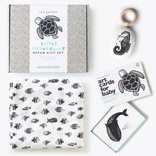 Load image into Gallery viewer, Wee Gallery Organic Eco-Friendly Newborn Baby Gift Set | Ocean