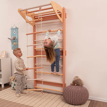 Load image into Gallery viewer, Wood and Hearts Eco-Friendly Wooden Kids' Swedish Wall