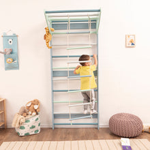 Load image into Gallery viewer, Wood and Hearts Eco-Friendly Wooden Kids' Swedish Wall