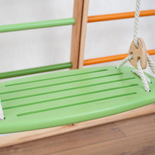 Load image into Gallery viewer, Wood and Hearts Eco-Friendly Natural Wooden Climbing Indoor Playground Jungle Gym