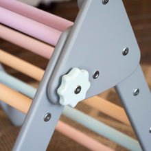 Load image into Gallery viewer, Wood and Hearts Eco-Friendly Wooden Montessori Foldable Pikler Triangle