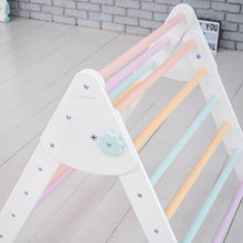 Load image into Gallery viewer, Wood and Hearts Eco-Friendly Wooden Montessori Foldable Pikler Triangle
