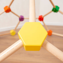 Load image into Gallery viewer, Wood and Hearts Eco-Friendly Natural Wooden Indoor Kids' Climbing Dome