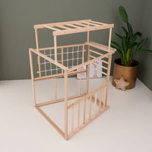 Load image into Gallery viewer, Wood and Hearts Eco-Friendly Natural Wooden Indoor Playground Toddler Jungle Gym