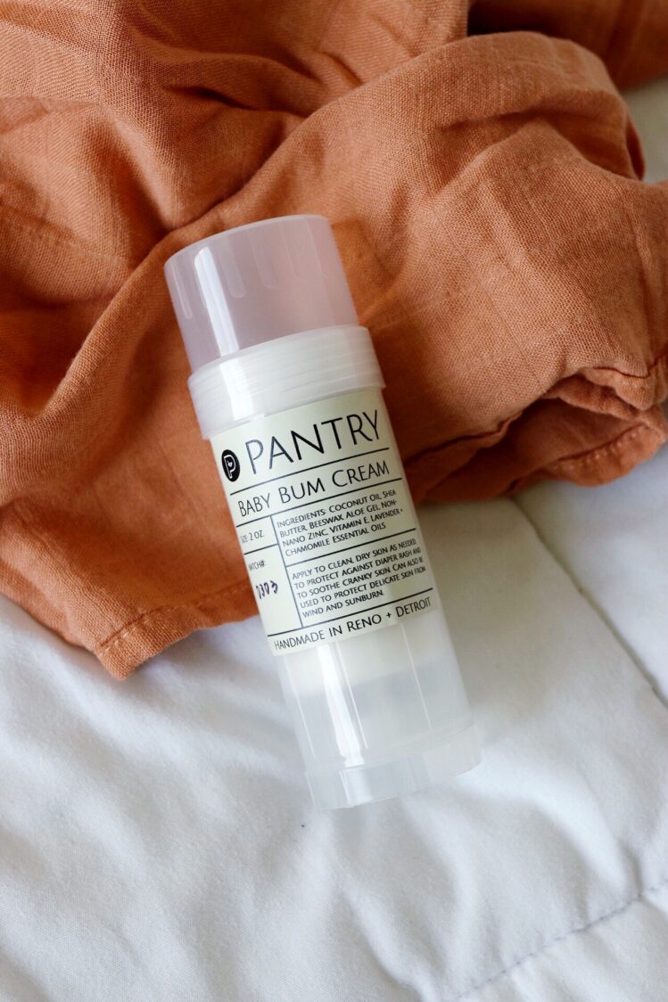 PANTRY Non-Toxic Baby Bum Cream - Natural Diaper Rash + Windburn Balm