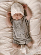 Load image into Gallery viewer, Luna + Luca Pointelle Set - Heather Gray
