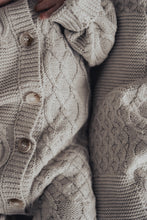 Load image into Gallery viewer, Luna + Luca Mixed Knit Baby Blanket - Natural