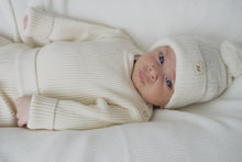 Load image into Gallery viewer, Luna + Luca Baby Rib Bodysuit - Cream