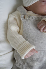 Load image into Gallery viewer, Luna + Luca Baby Rib Bodysuit - Cream