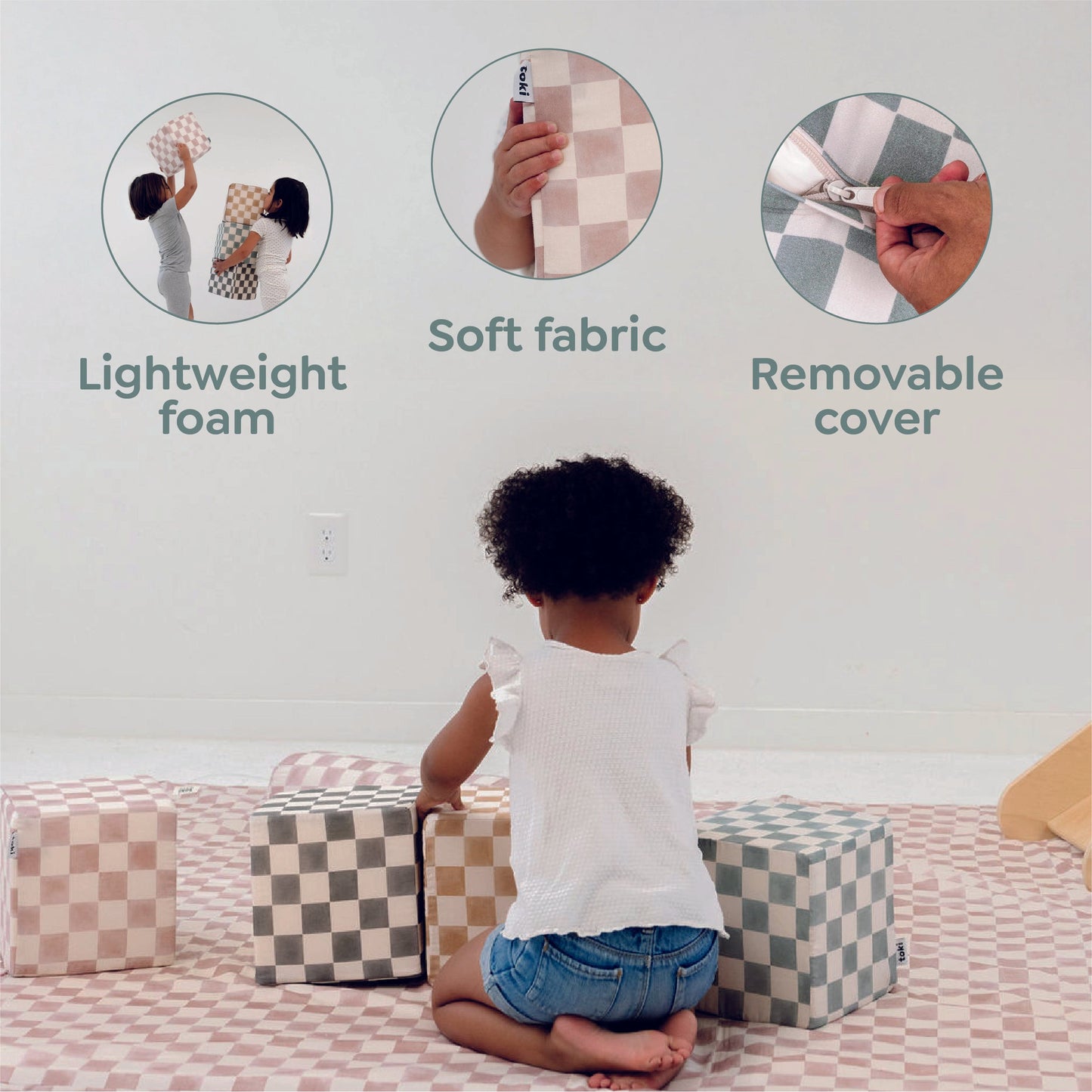 Beige Yin Yang Play Cube