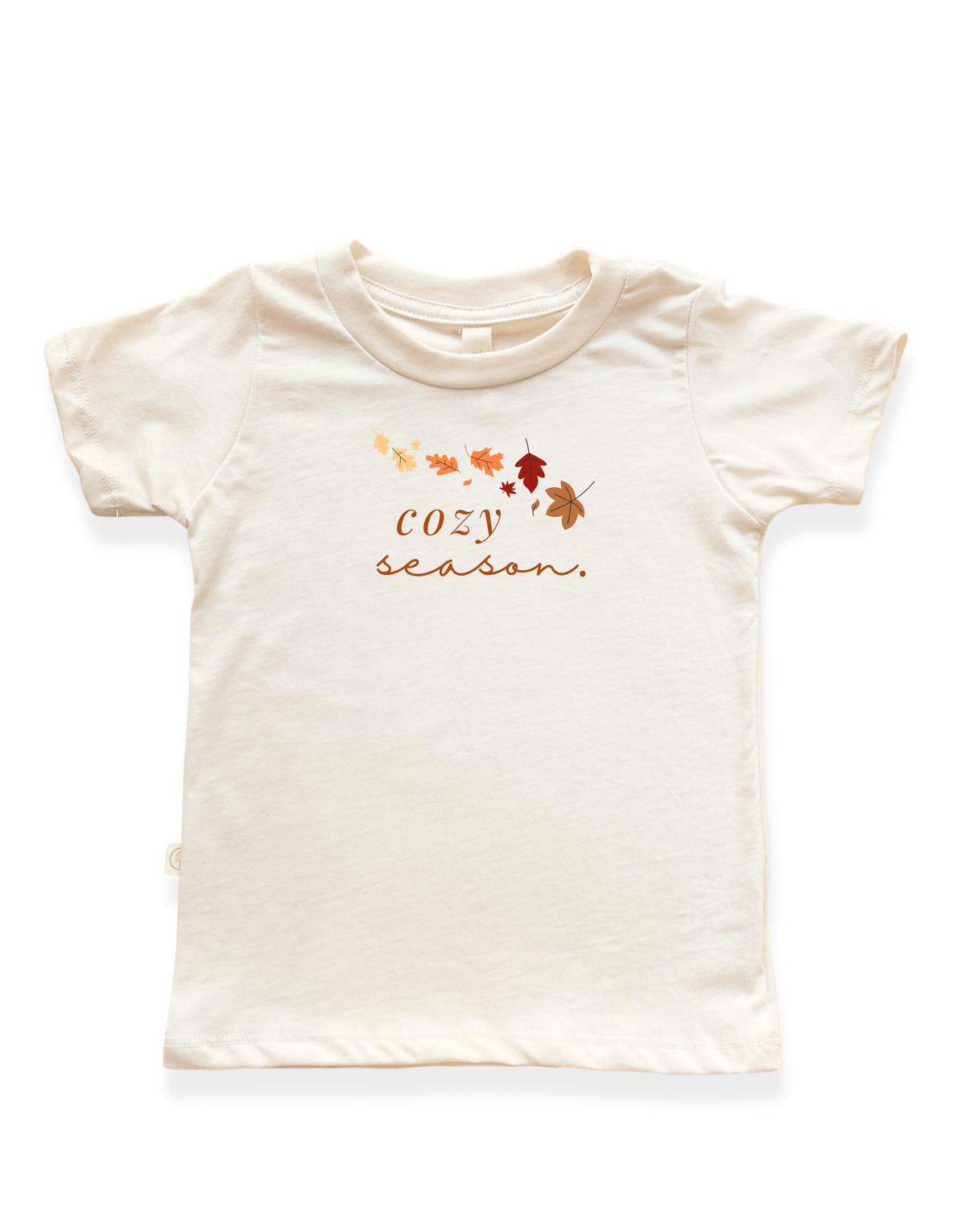 Cozy Season Organic Cotton Kids T-Shirt – Short Sleeve, 2T–12Y