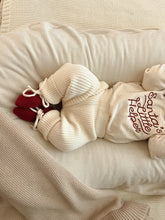 Load image into Gallery viewer, Luna + Luca Baby Rib Leggings - Cream