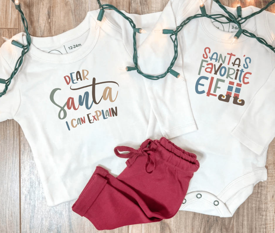 graphic bodysuit | santas favorite elf (long sleeve)