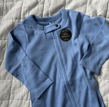 Load image into Gallery viewer, footie |  periwinkle blue