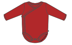 long bodysuit | scarlet red