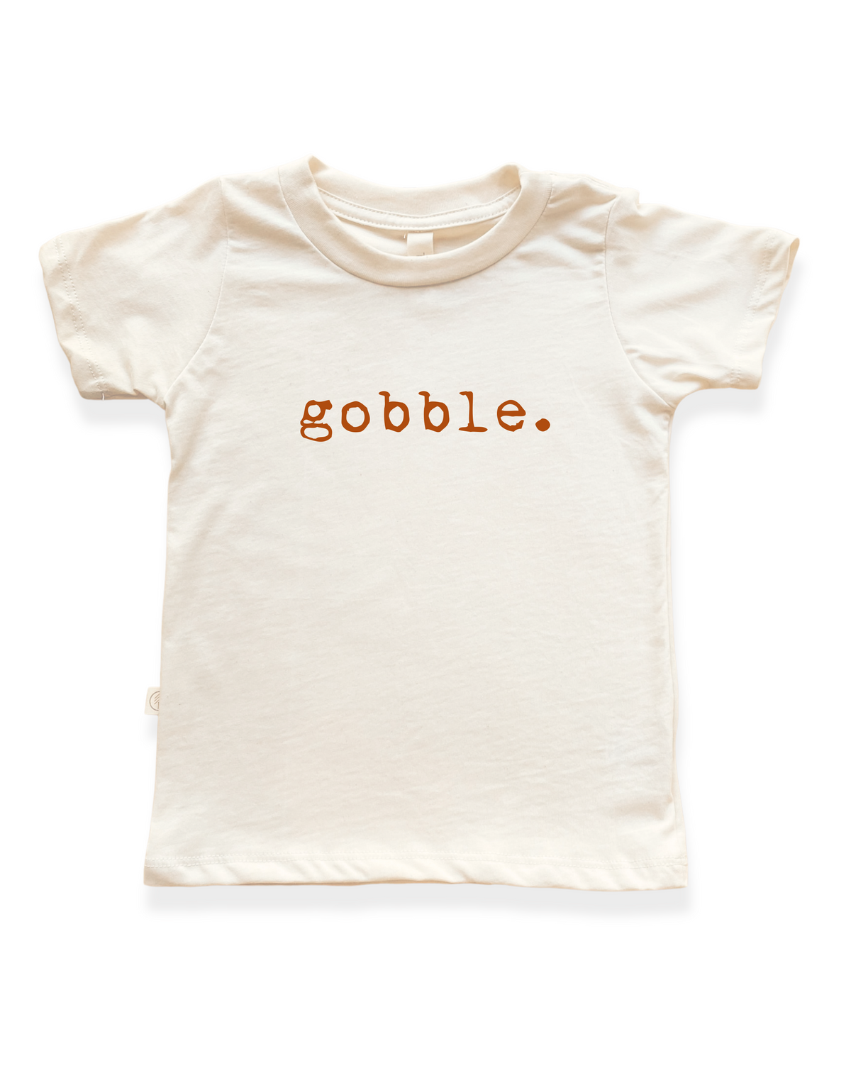Gobble Organic Cotton Kids T-Shirt – Short Sleeve, 2T–12Y