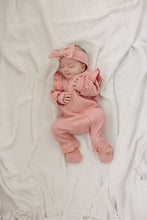 Load image into Gallery viewer, Luna + Luca Ruffle Waffle Set - Dusty Rose