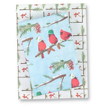 Load image into Gallery viewer, Winter Cardinals • Double-Sided Eco Wrapping Paper (Holiday Edition)