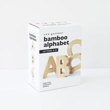 Load image into Gallery viewer, Wee Gallery Bamboo Toddler Preschooler Alphabet