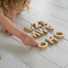 Load image into Gallery viewer, Wee Gallery Bamboo Toddler Preschooler Alphabet