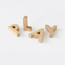 Load image into Gallery viewer, Wee Gallery Bamboo Toddler Preschooler Alphabet