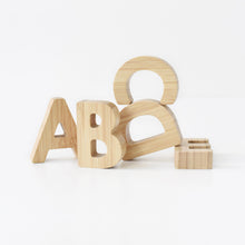 Load image into Gallery viewer, Wee Gallery Bamboo Toddler Preschooler Alphabet