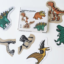 Load image into Gallery viewer, Wee Gallery Beginner Toddler Puzzle - Dinos