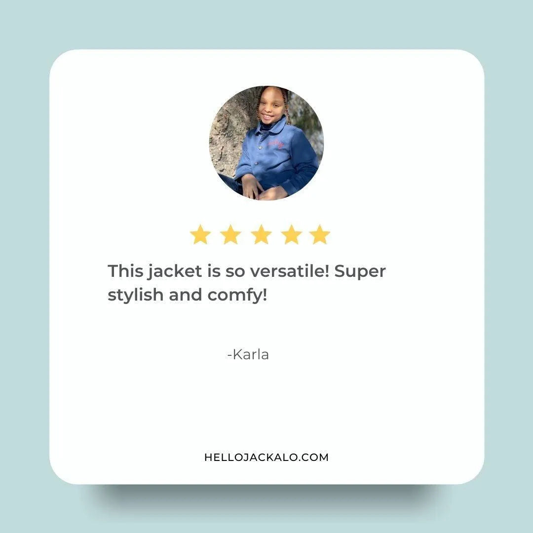 Jackalo Kids' Organic Cotton Twill Billie Jacket