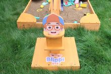 Load image into Gallery viewer, Avenlur Blippi Excavator: Wooden Sustainable Ride-On Sandbox Toy with 360° Swivel for Toddlers