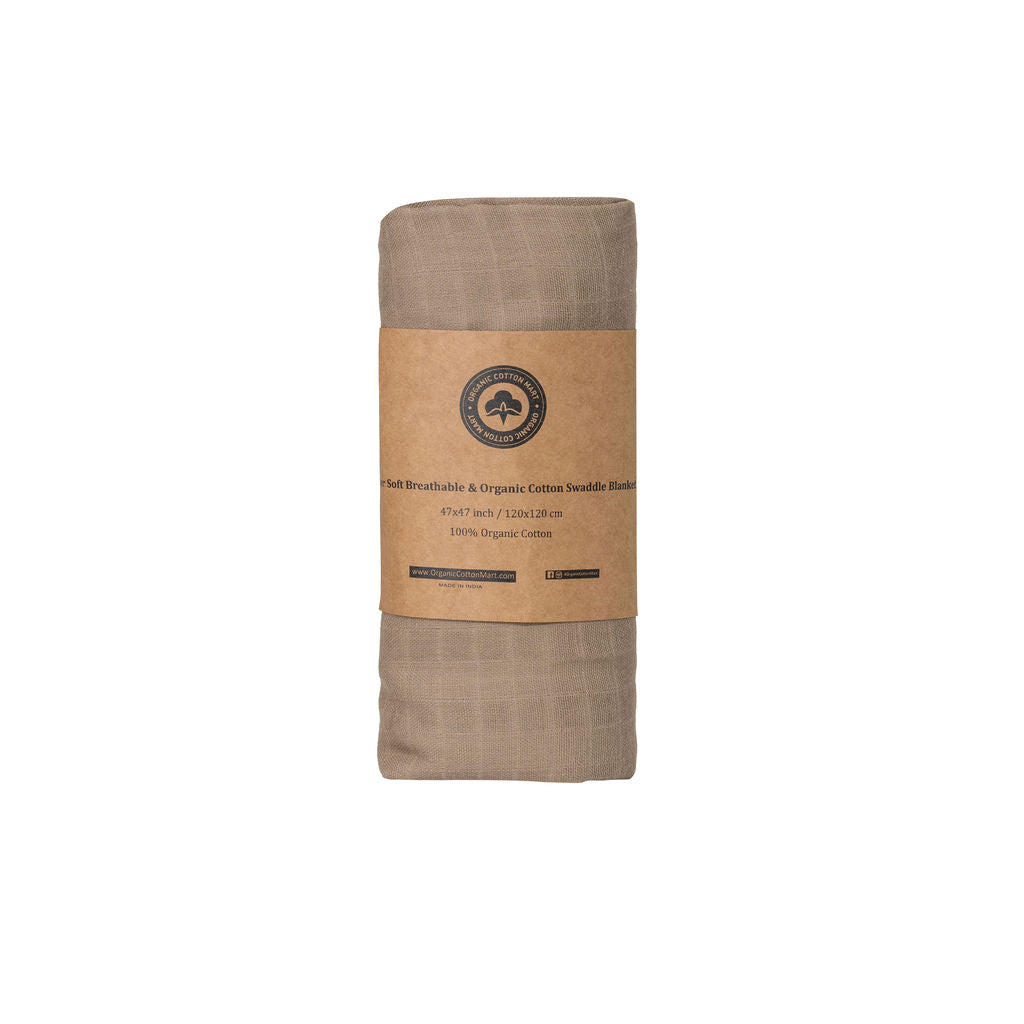 Organic Cotton Mart Eco-Friendly Muslin Swaddle Blankets