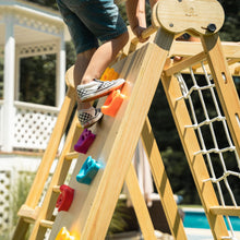Load image into Gallery viewer, Avenlur Chestnut - 8-in-1 Eco-Friendly Wooden Jungle Gym for Toddlers