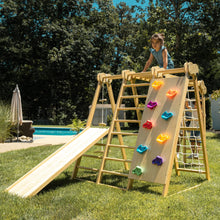Load image into Gallery viewer, Avenlur Chestnut - 8-in-1 Eco-Friendly Wooden Jungle Gym for Toddlers