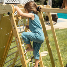 Load image into Gallery viewer, Avenlur Chestnut - 8-in-1 Eco-Friendly Wooden Jungle Gym for Toddlers