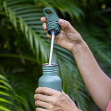 Load image into Gallery viewer, Klean Kanteen 18 oz Classic Water Bottle with Flip Seal Sport Cap & Stainless Steel Straw – Non-Toxic & Eco-Friendly
