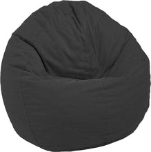 Load image into Gallery viewer, Bean Bag Chair / Lounger Adult Teen size Classic 5 panel Traditional beanbag - Organic Cotton, Comfy Bean MADE IN USA